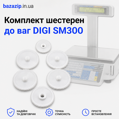 Комплект шестернів DIGI SM 300 779074005 фото